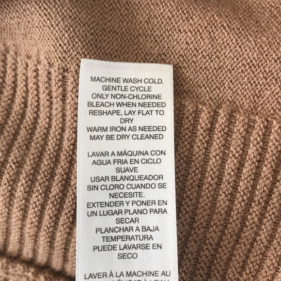 2/$50 CHICO’S Brown Long Sleeve Open Front Cardigan Sweater Size XL - Picture 5 of 7